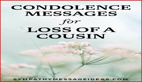 Cousin's Passing: Finding Comfort in Remembering Words