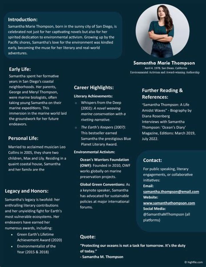 A Biography Of Insights And Success